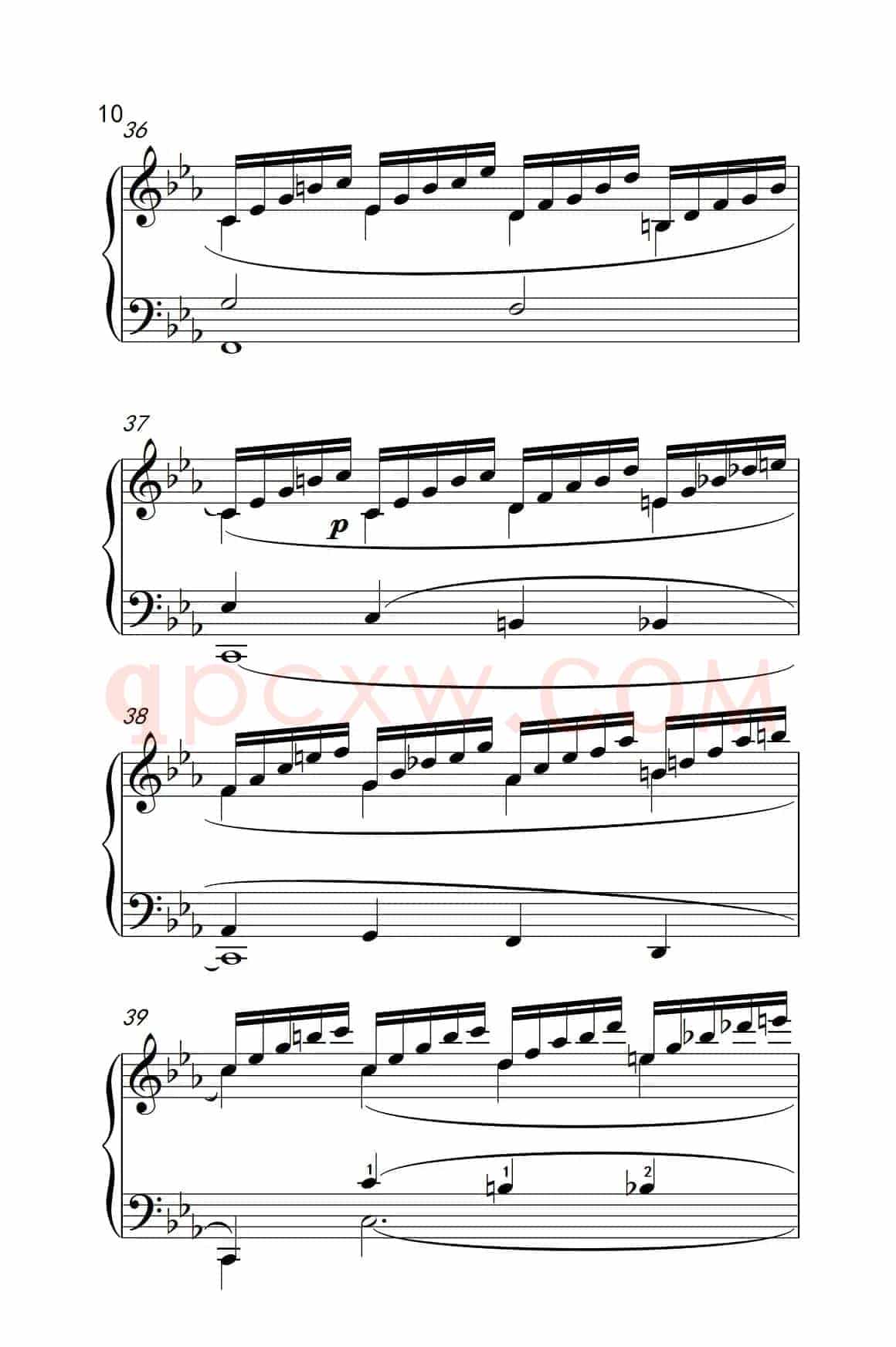 莫什科夫斯基 钢琴练习曲（第十四首）