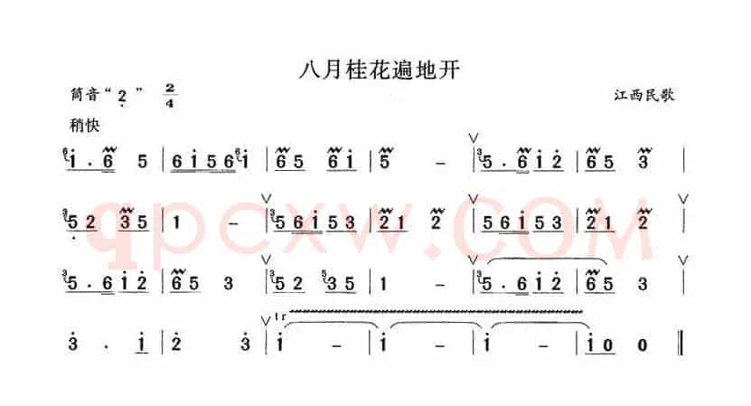 八月桂花遍地开