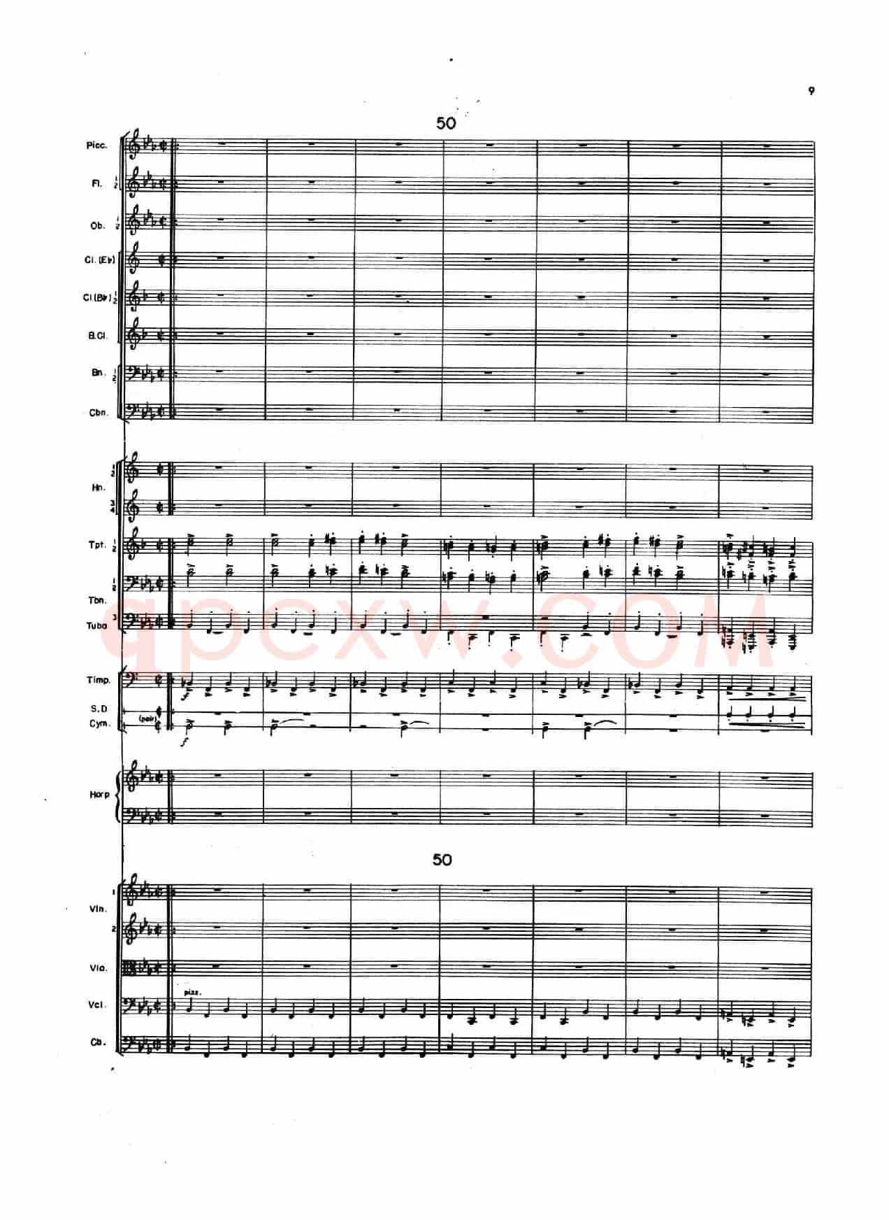 OVERTURE TO CANDIDE(《坎迪德》序曲)(交响乐总谱)
