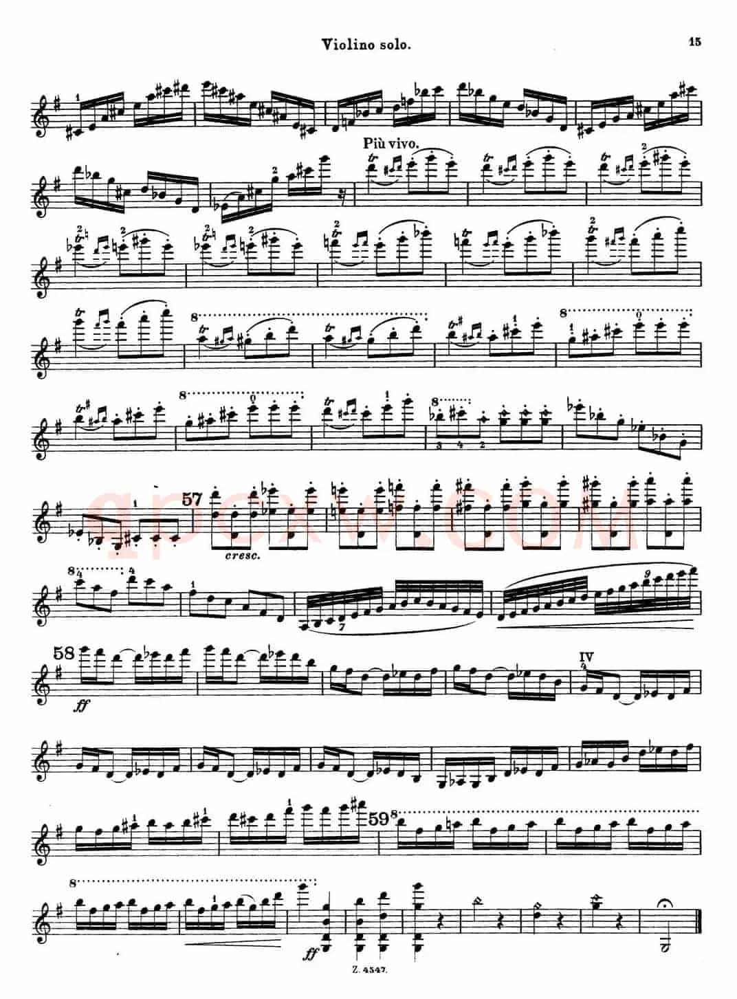 第3号小提琴协奏曲 Op.99（violin concerto no.3）
