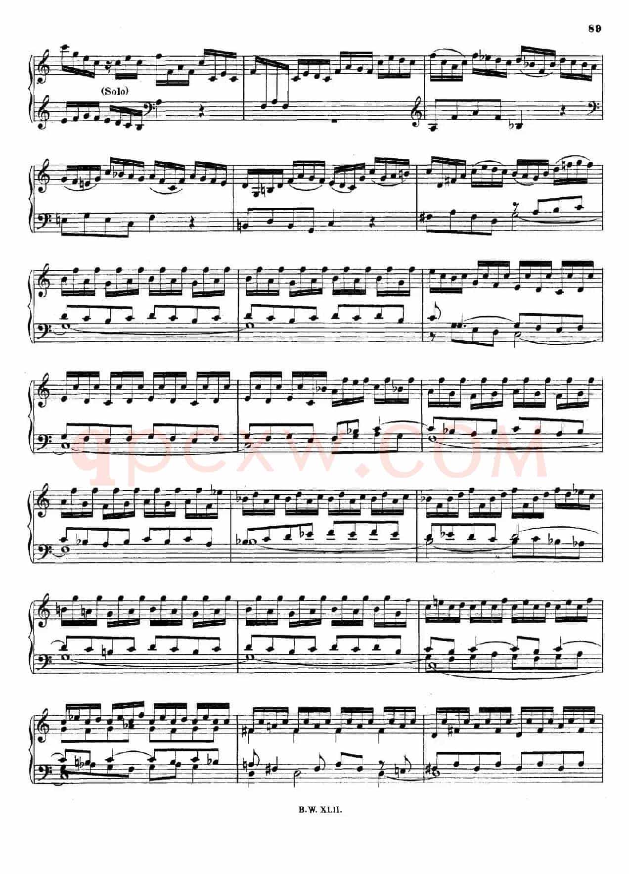 16 Concertos BWV 972-987(十六首为独奏古钢琴而作的协奏曲)(P31——40)