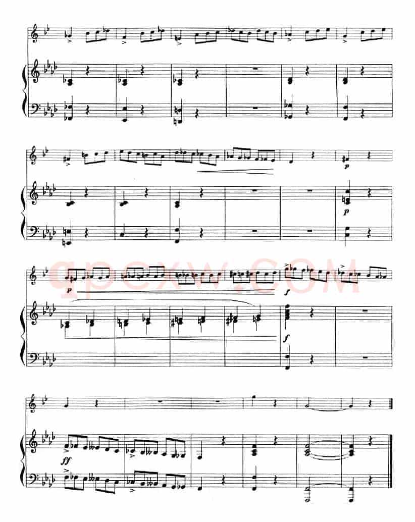 第一协奏曲（小号+钢琴伴奏）