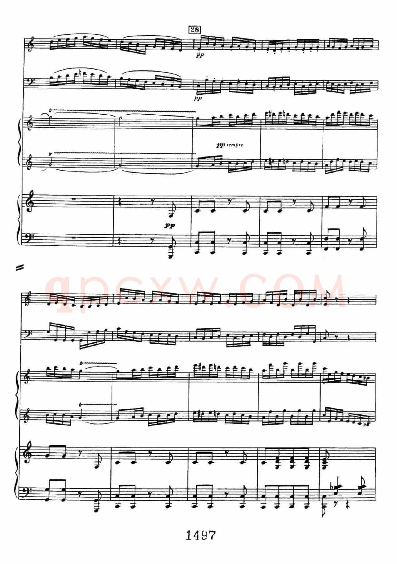 Triple Concerto in C Major Op.56(C大调三重协奏曲·双钢琴·Ⅲ)
