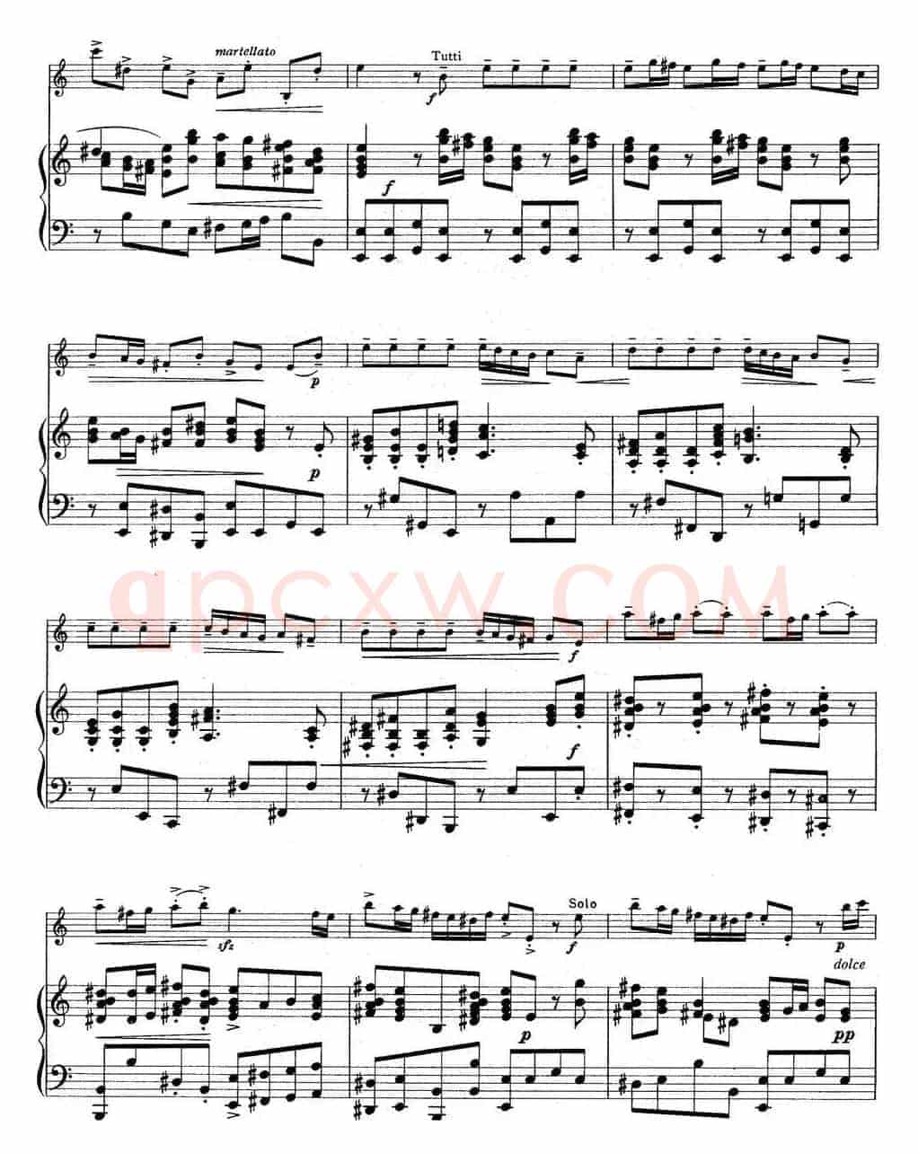 铃木小提琴教材第四册（Suzuki Violin School VOLUME 4）（小提琴+钢琴伴奏）