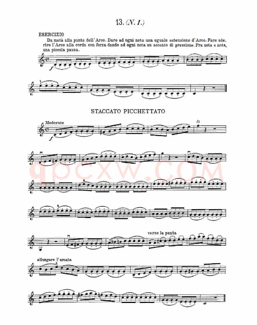36 Studi Melodici E Facilissimi Op.48之11—20（36首容易旋律 作品.48）