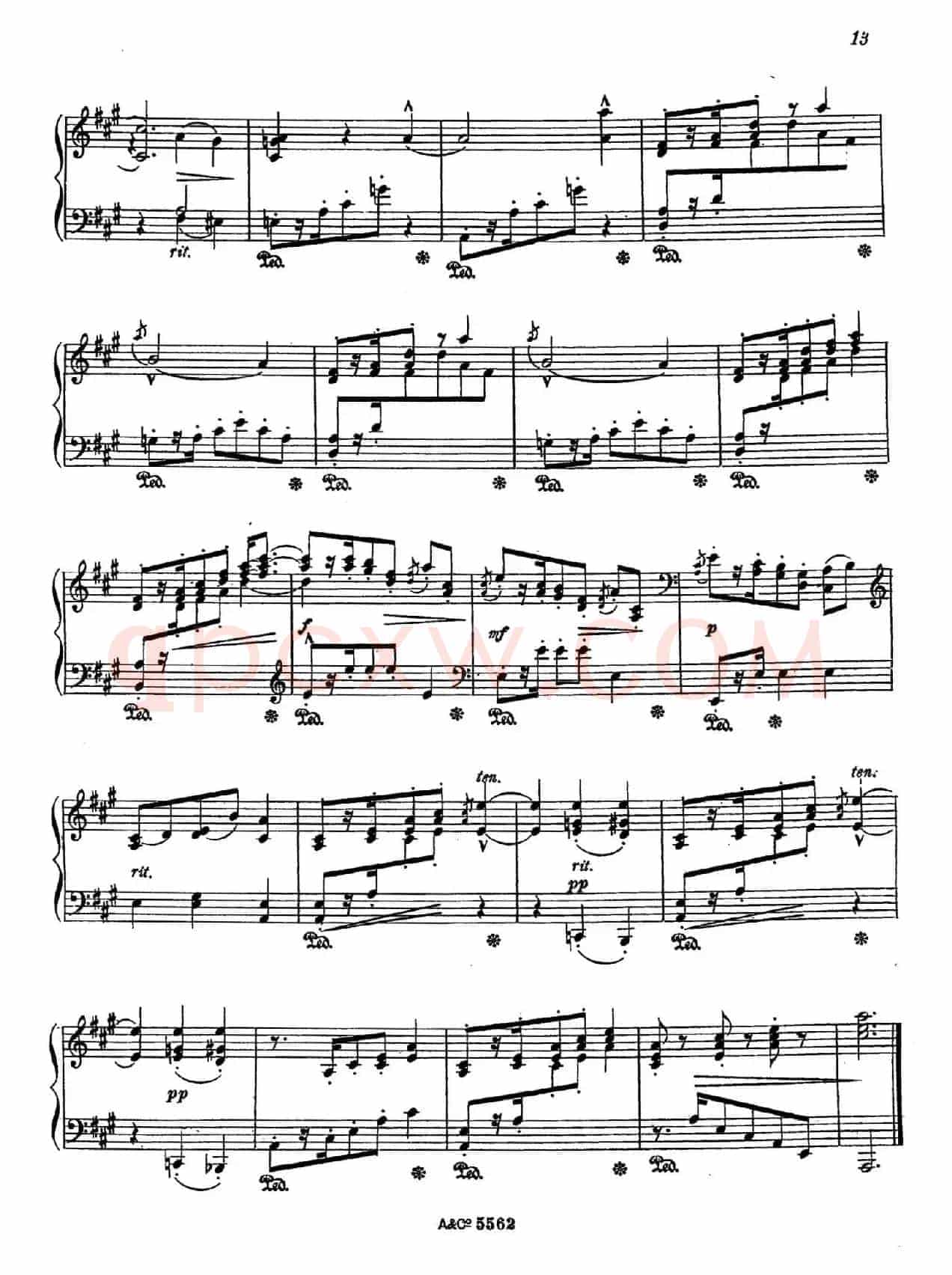 Album Leaf Op.7（纪念册的一页·7）