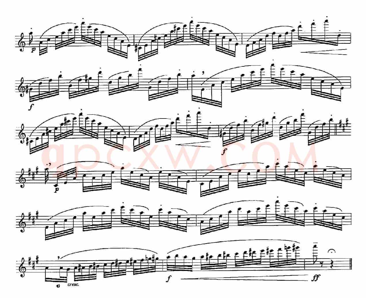 Caprice，Op.1，No.24（帕格尼尼第24首随想曲）