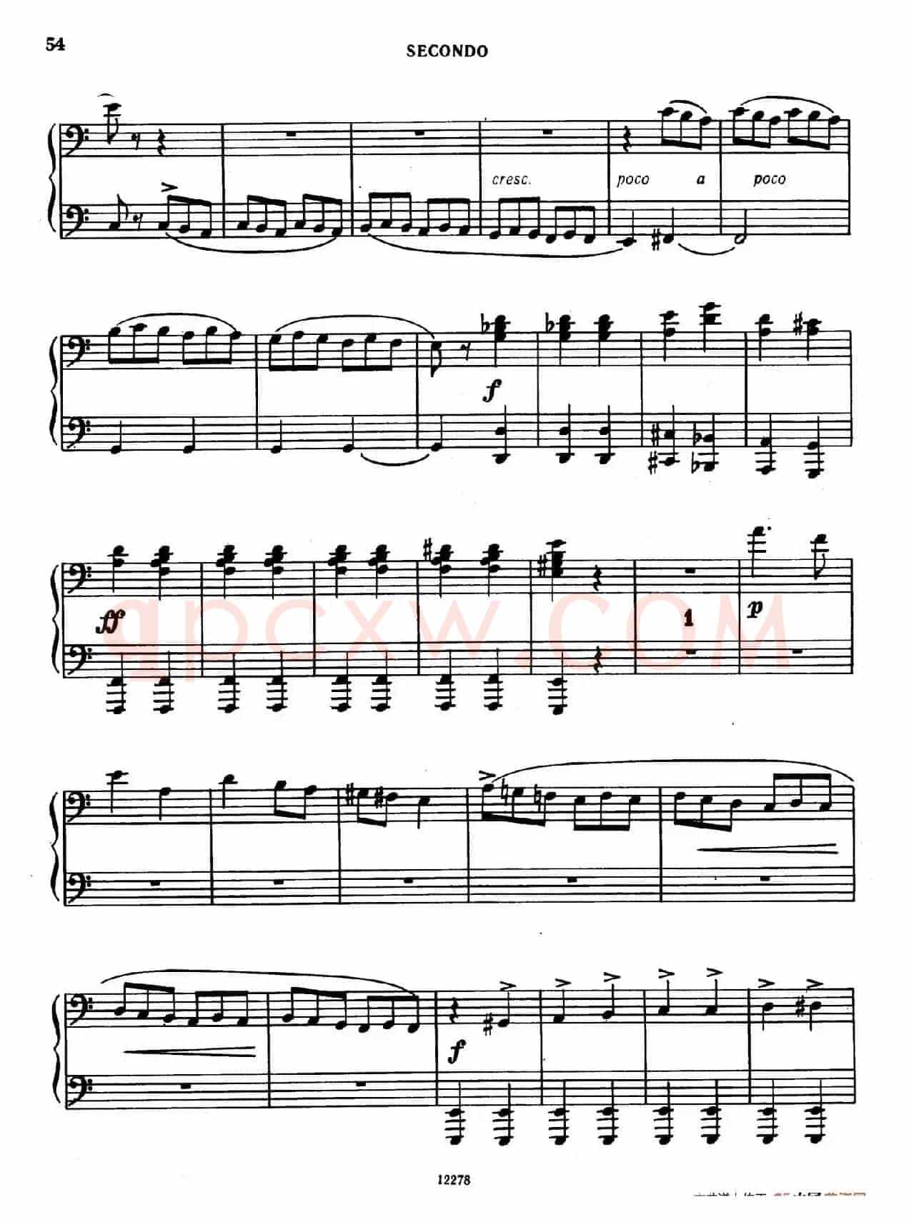 Tarantella in D Major(D大调塔兰泰拉舞曲·四手联弹)
