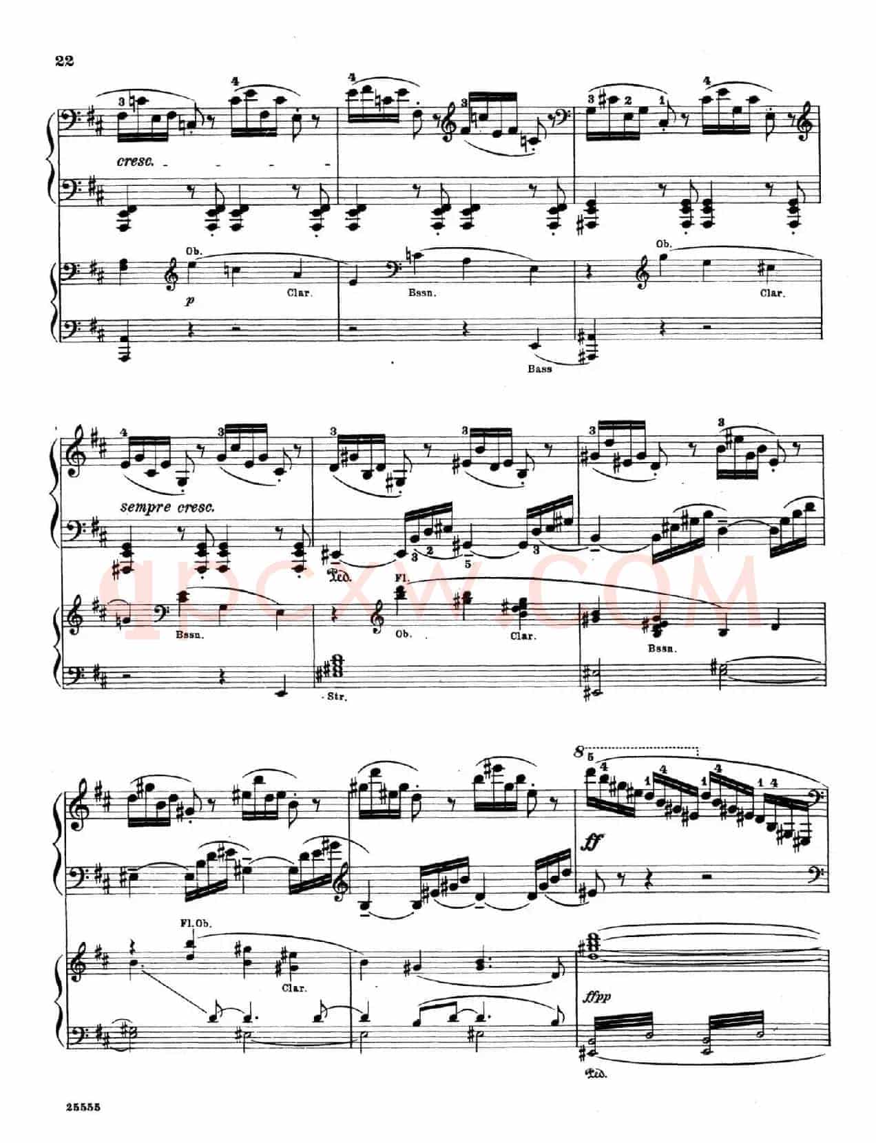 Capriccio Brillante in B Major Op.22(B大调华丽随想曲·双钢琴)