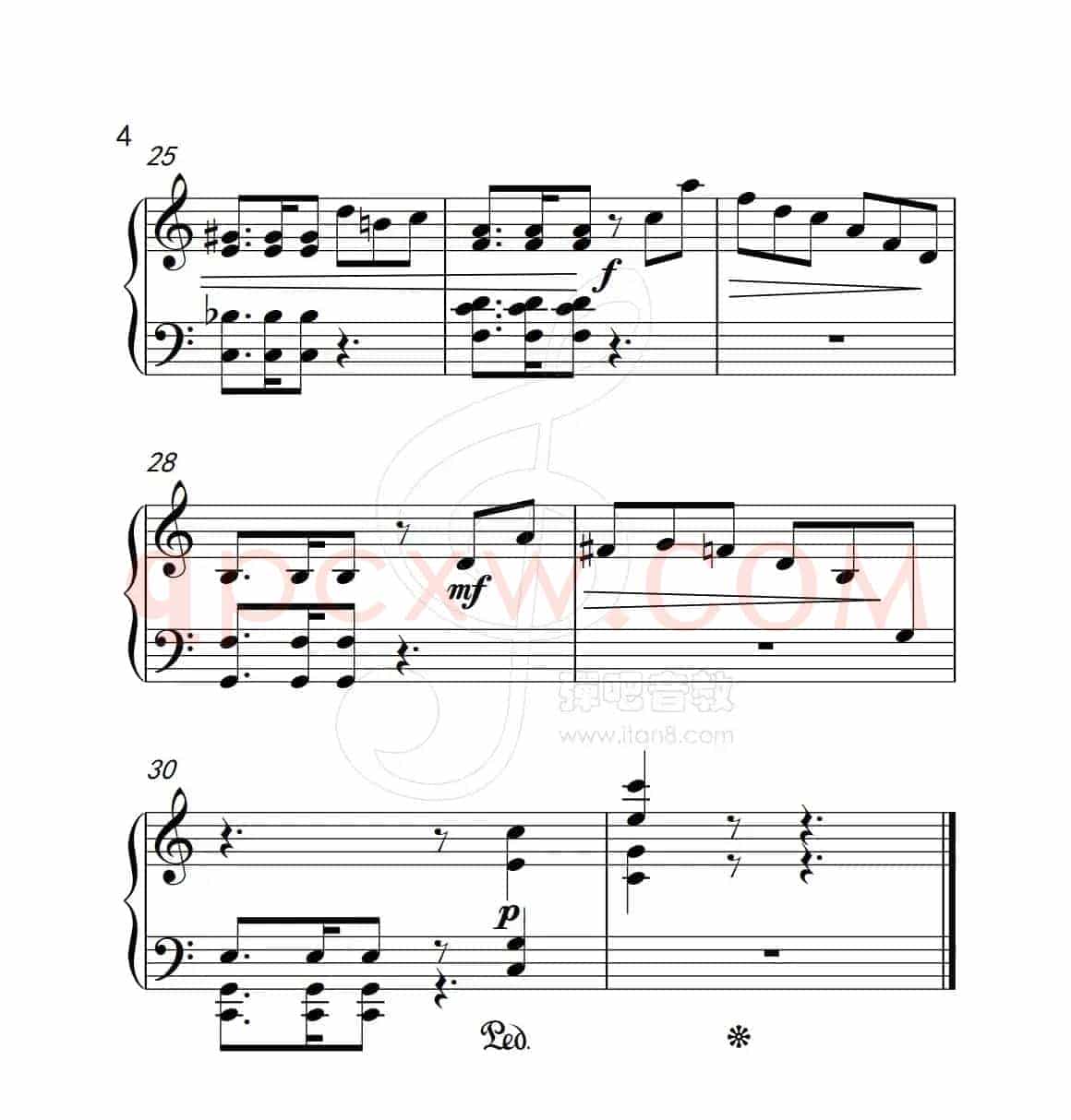 第五级 小变奏曲（中国音乐学院钢琴考级作品1~6级）
