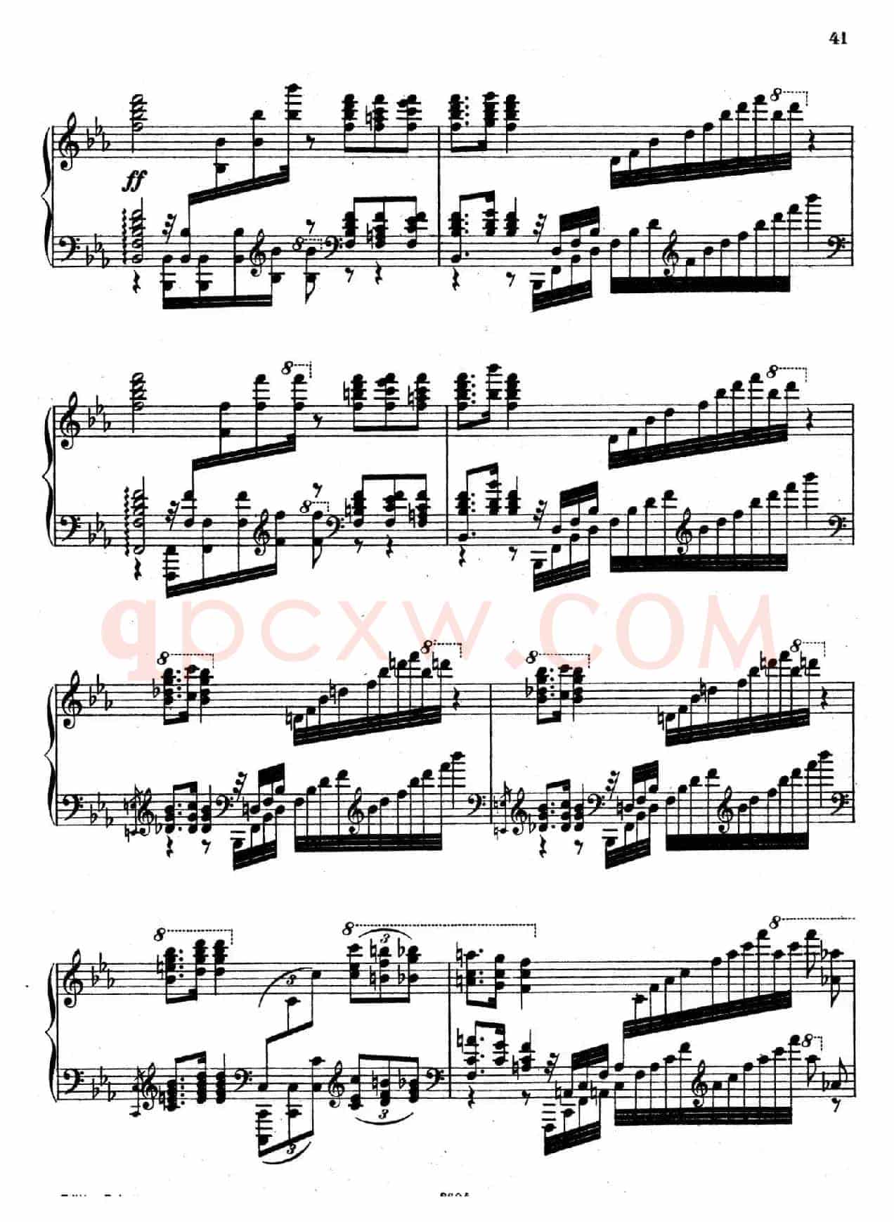 Six Etudes Op.23（6首练习曲·Ⅳ）
