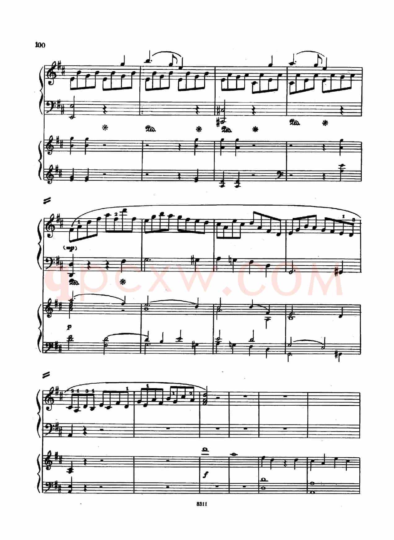 Concerto no 5 K 175 - 2 Piano(Ⅲ)