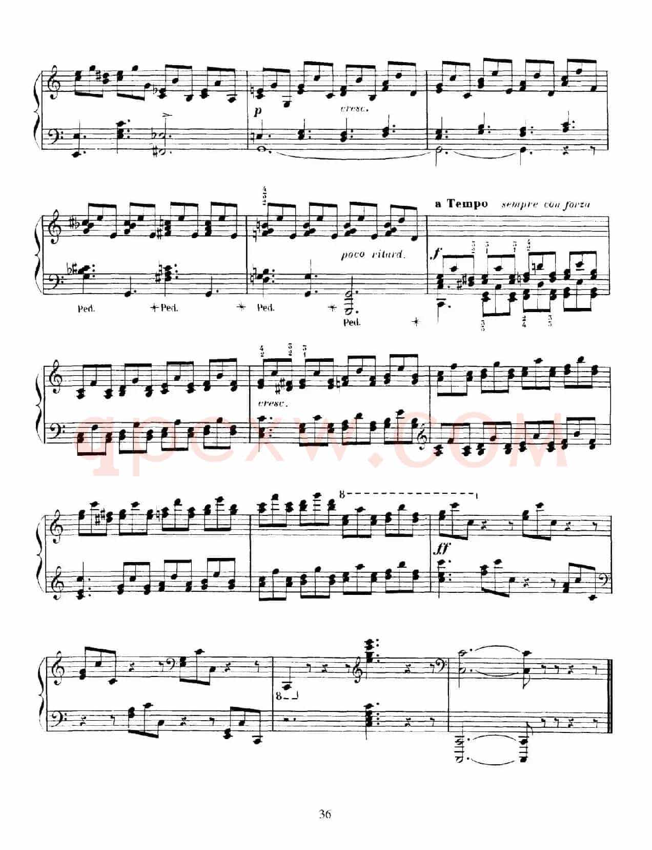 15 Etudes de Vortuosite Op.72(15首辉煌练习曲·8)