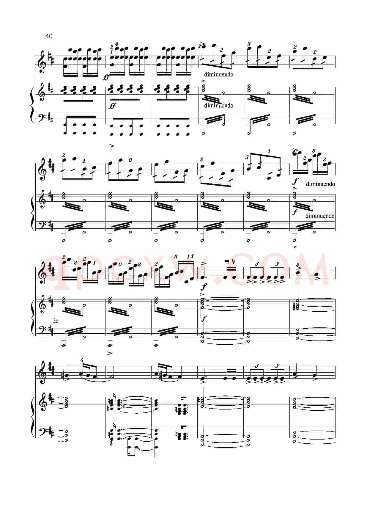 满江红幻想曲（小提琴+钢琴）