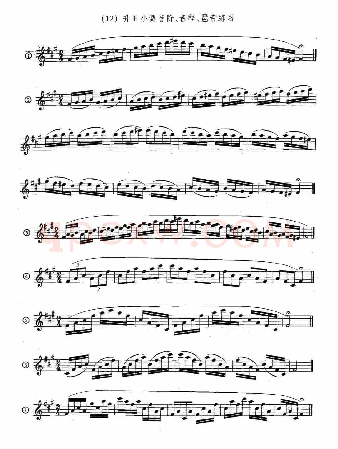 萨克斯练习曲合集（5—33）日常基础练习