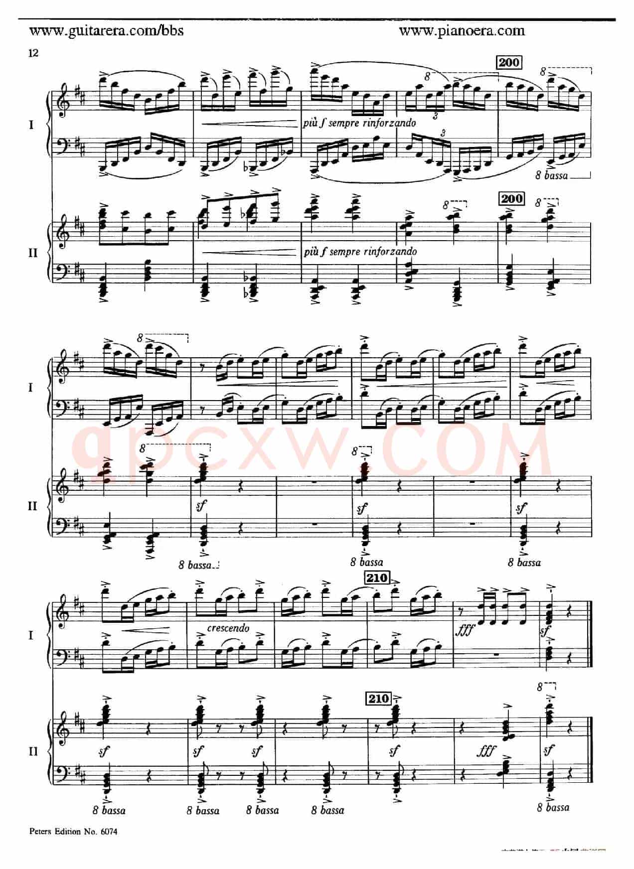 Rondo in D Major Op.87a（D大调回旋曲·双钢琴）