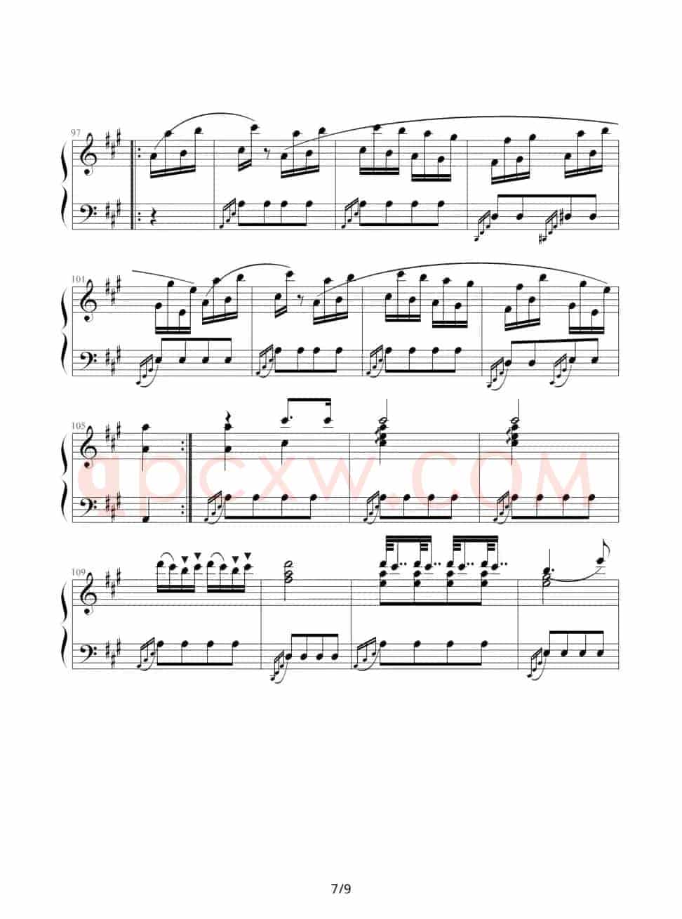 土耳其进行曲（莫扎特曲、魔鬼的枷锁制谱版）