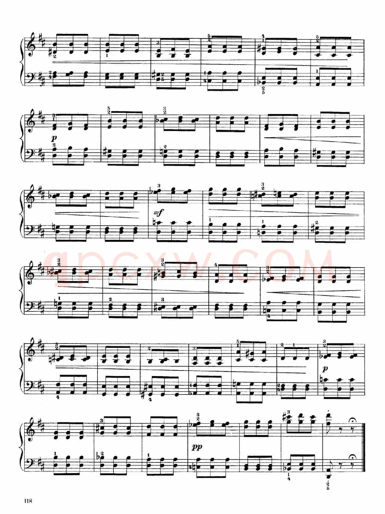 Album for the Young Op.39(儿童钢琴曲集)(4. 小骑士 Little horseman)