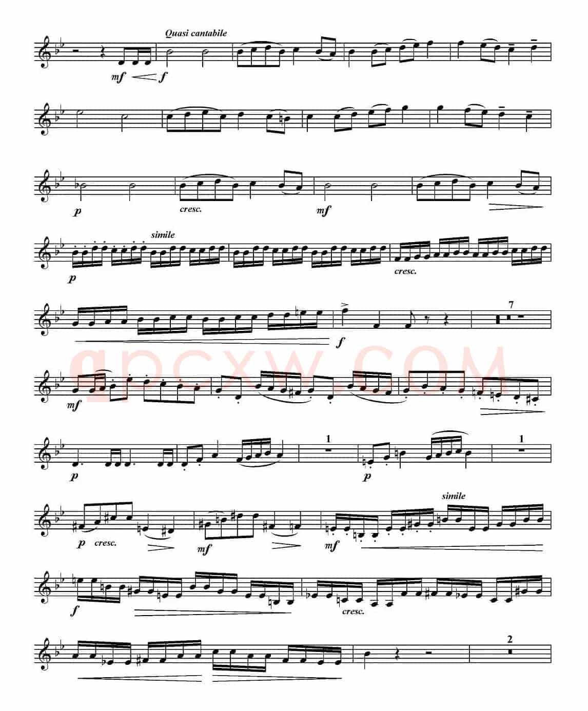 Concert Etude （音乐会练习曲、C调）（小号）