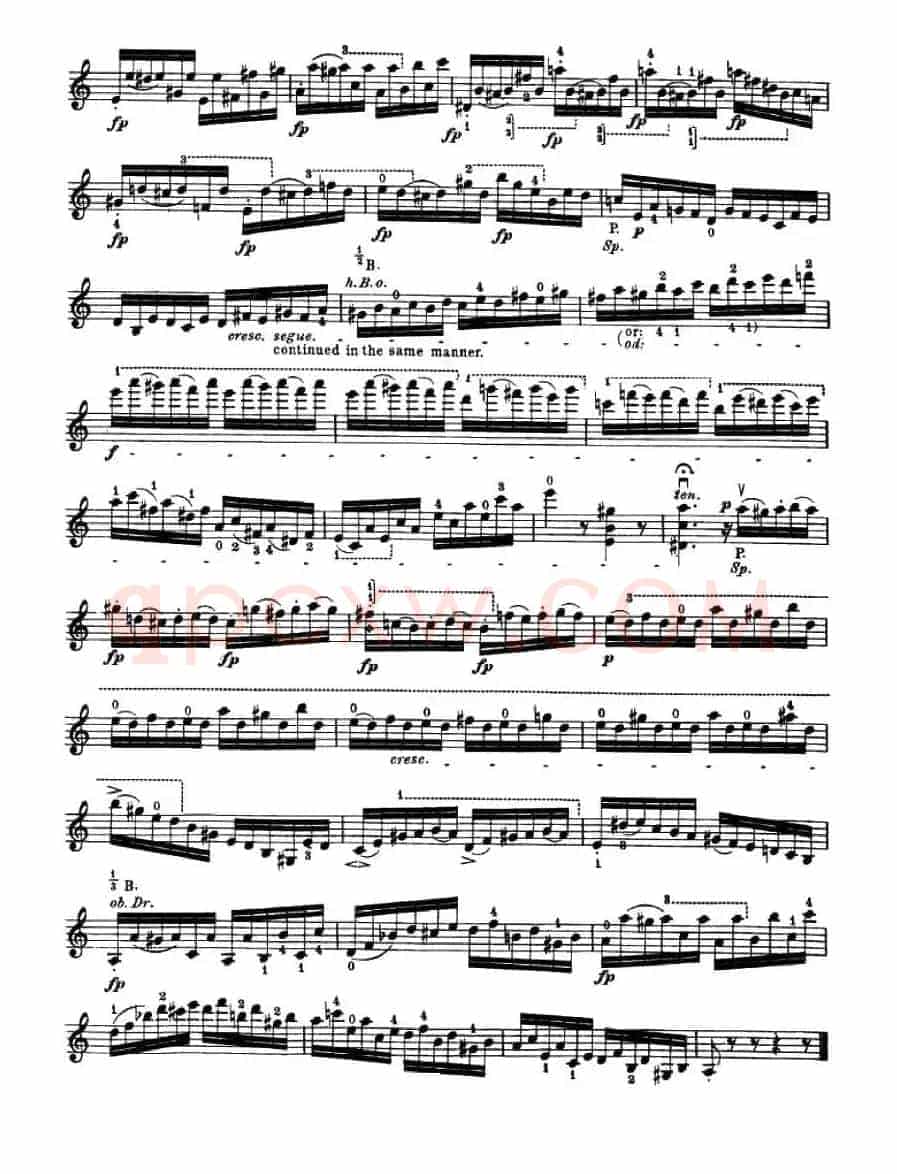 24首小提琴练习曲之2
