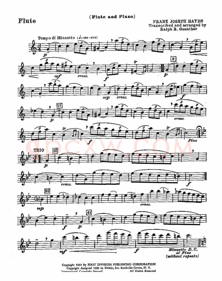 长笛练习曲（2）