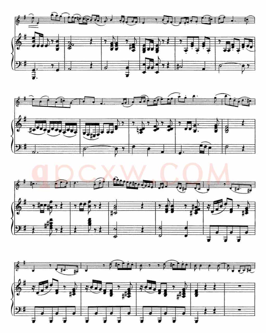 25首小提琴曲合集：Polonaise.（小提琴+钢琴伴奏）