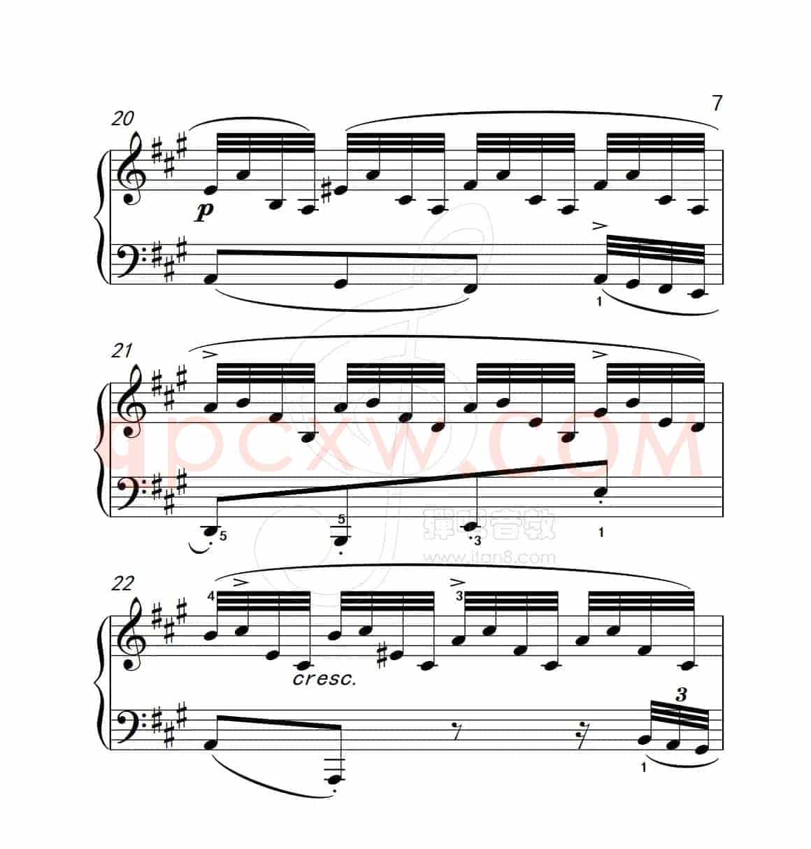 练习曲 38（克拉莫钢琴练习曲60首）