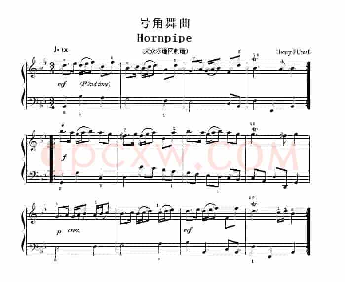 考级初级曲目：号角舞曲