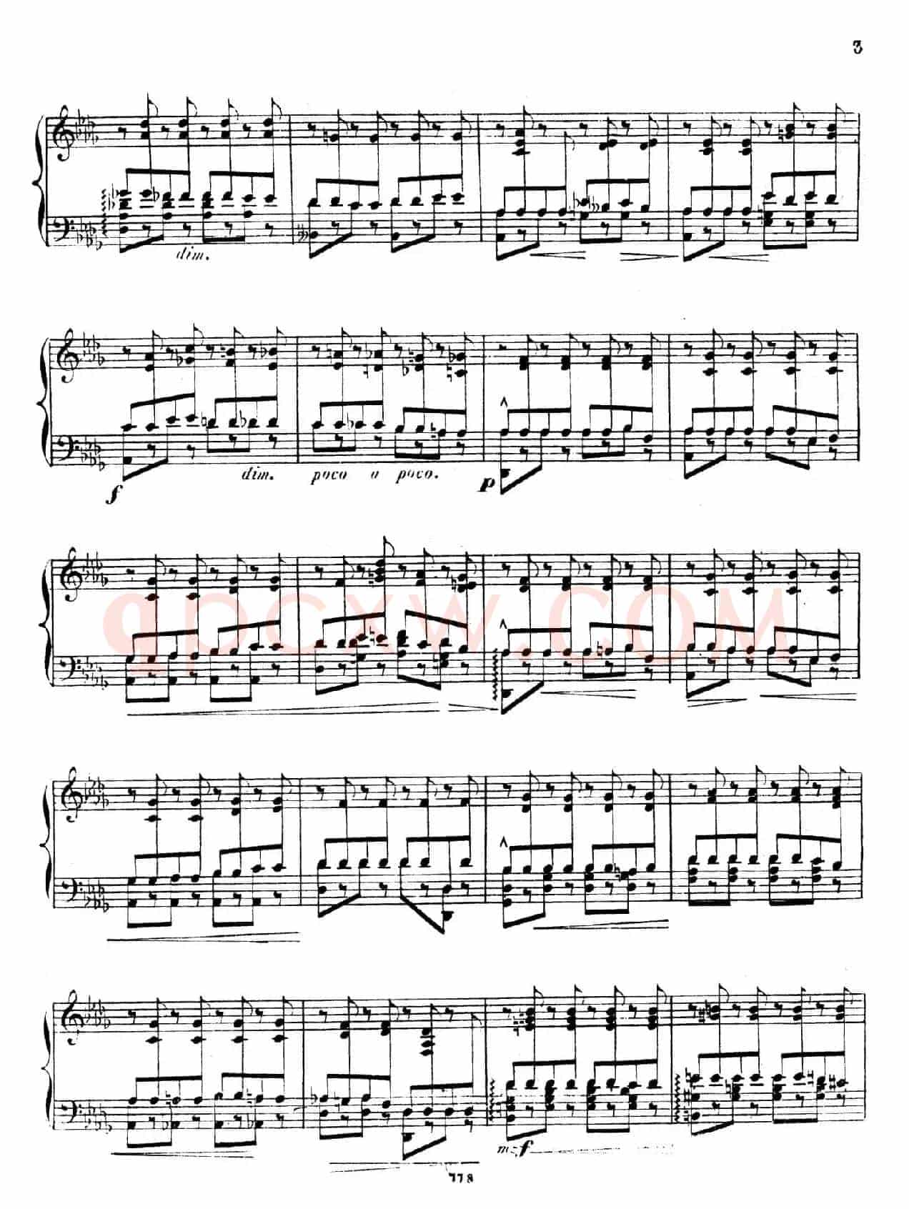 Grande Etude de Concert Tremolo Op.58(音乐会练习曲“震音”)
