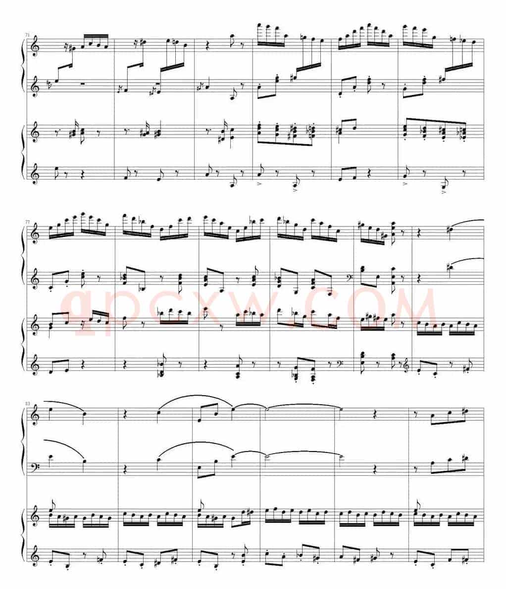 帕格尼尼主题狂想曲（Rhapsody on the theme by pagenini）