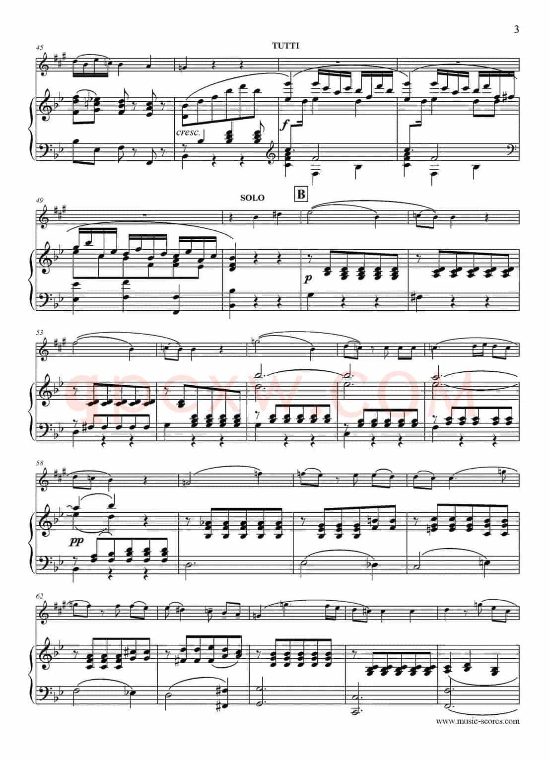 Mozart：Concerto KV495 No.4-2st（高音萨克斯+钢琴伴奏）