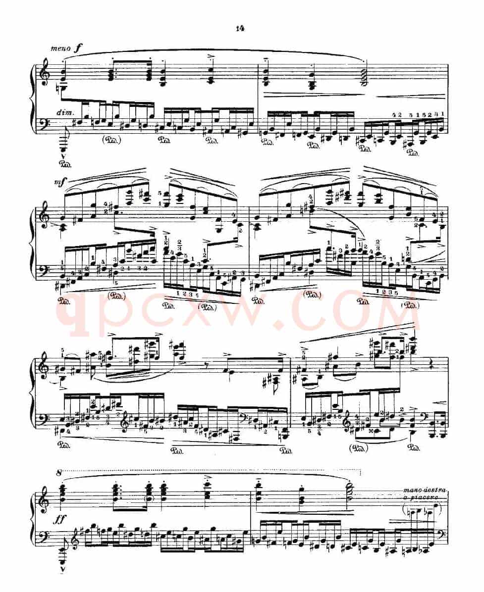 肖邦《练习曲》Fr.Chopin Op.25 No11