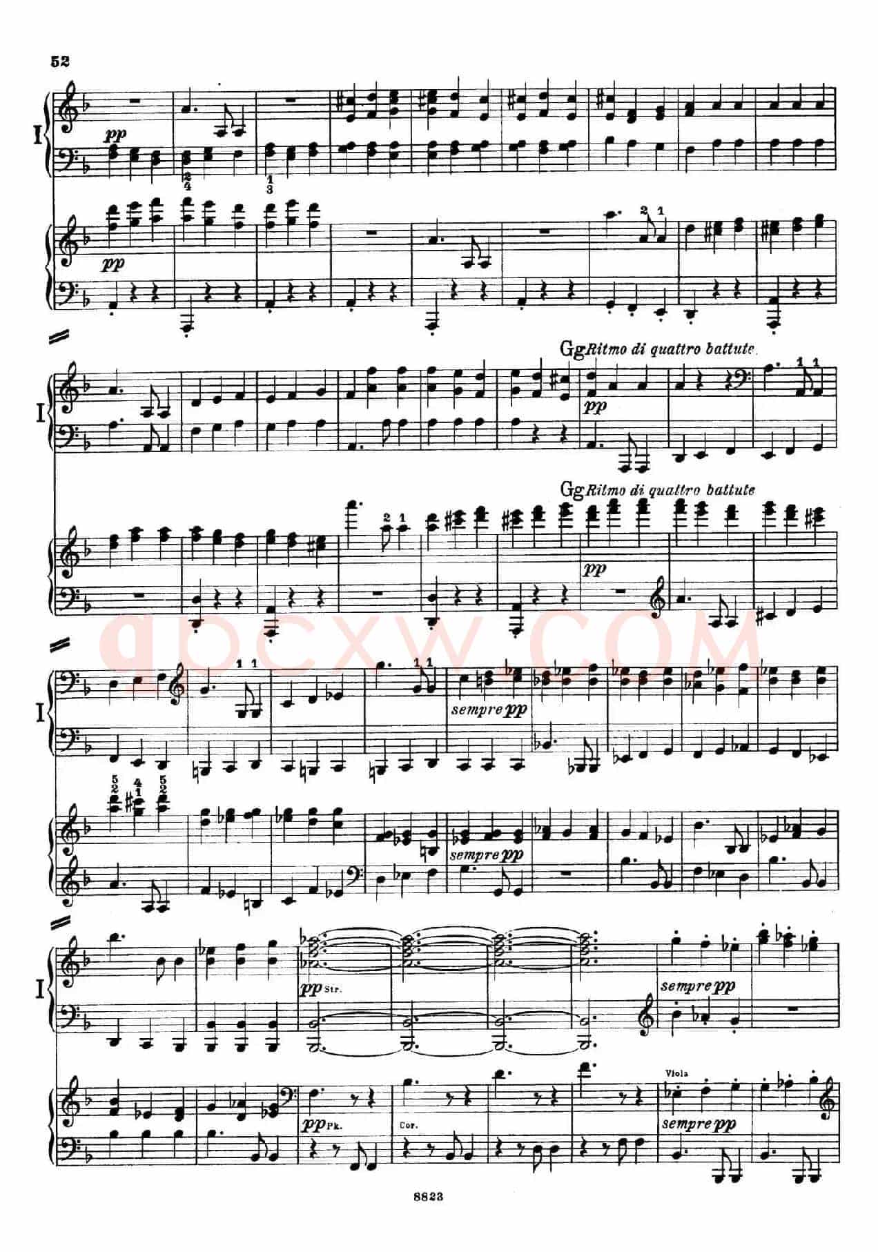d小调第九交响曲 Op.125(双钢琴P43——52)