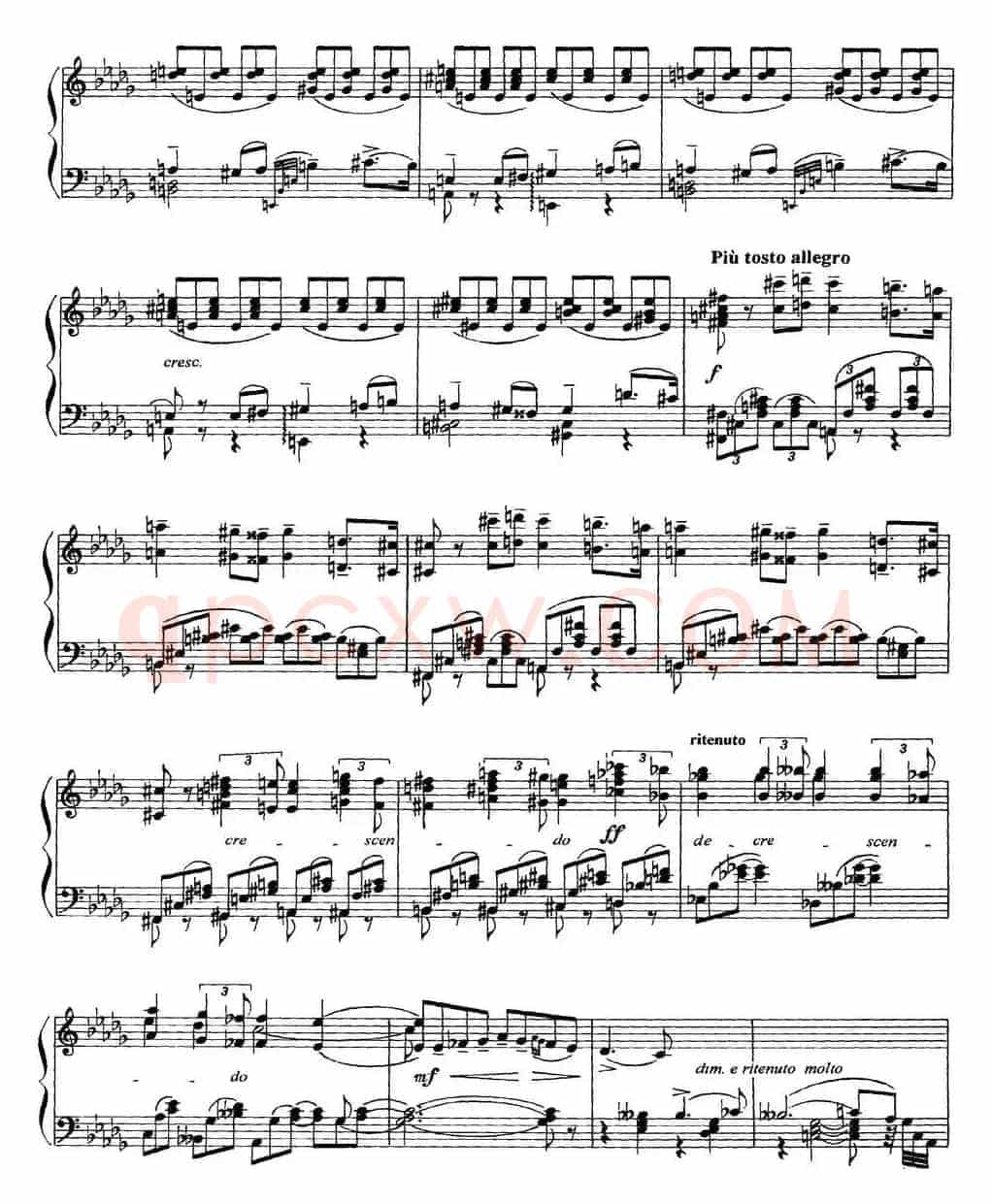 柴可夫斯基18首钢琴小品Op.72(14.Chant elegiaque)