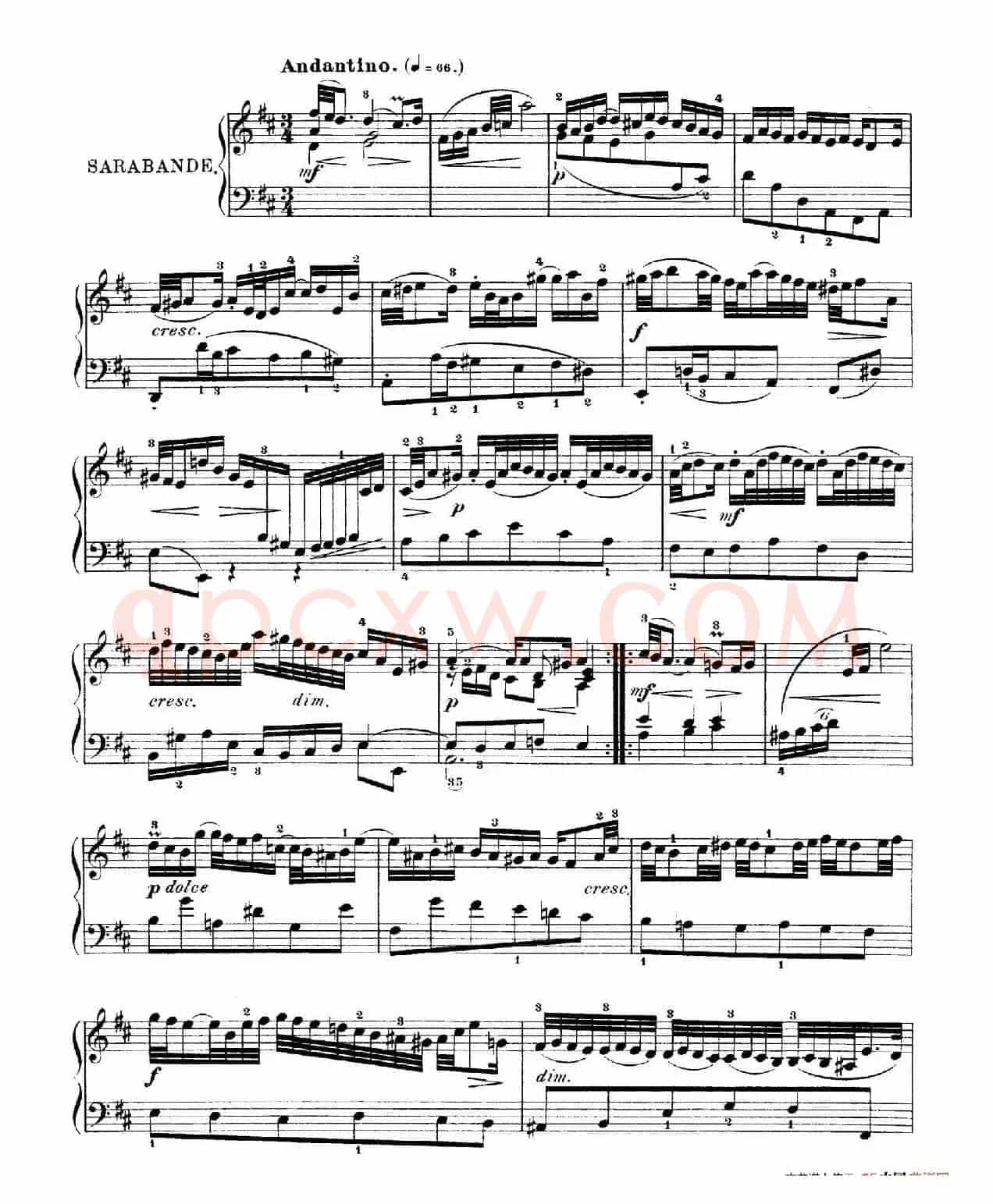 Six Partitas BWV 825-830(6首帕蒂塔·4)