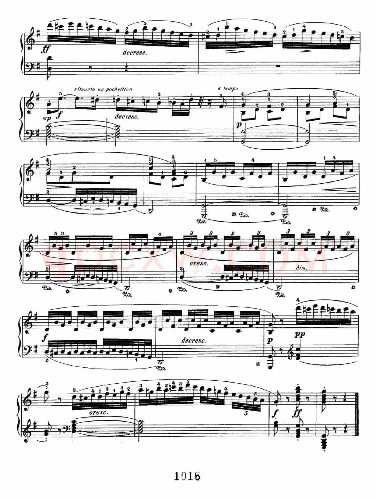 Two Rondos Op.51 No.1（2首回旋曲·2、G大调）