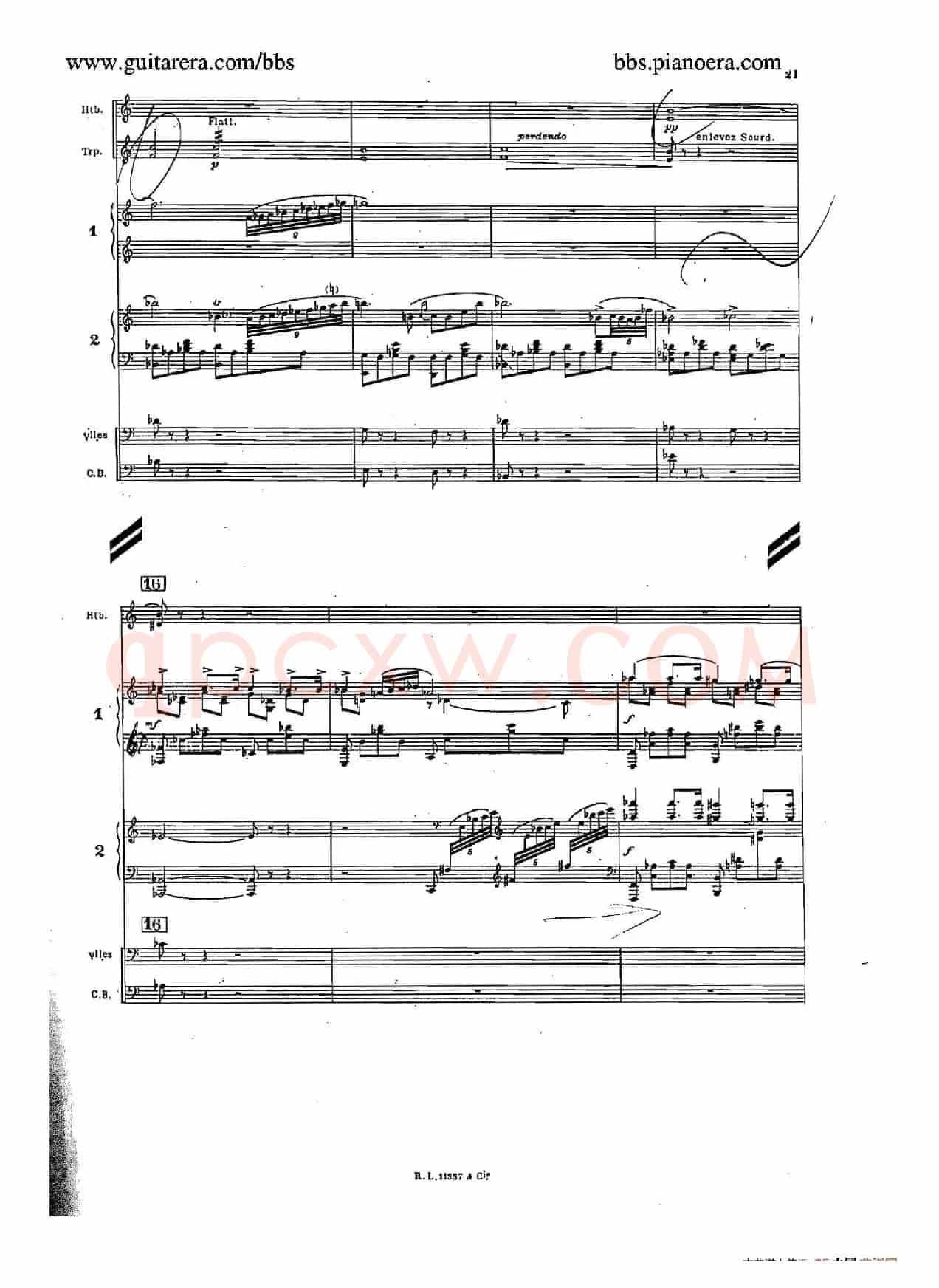 Concerto for 2 Pianos in d Minor(d小调双钢琴协奏曲·总谱)