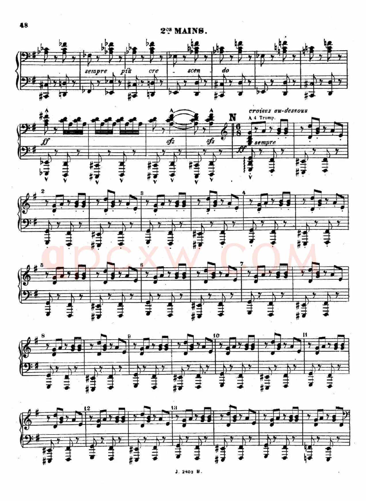 Symphony on a French Mountain Air Op.25(法国山歌交响曲·双钢琴·Ⅲ)