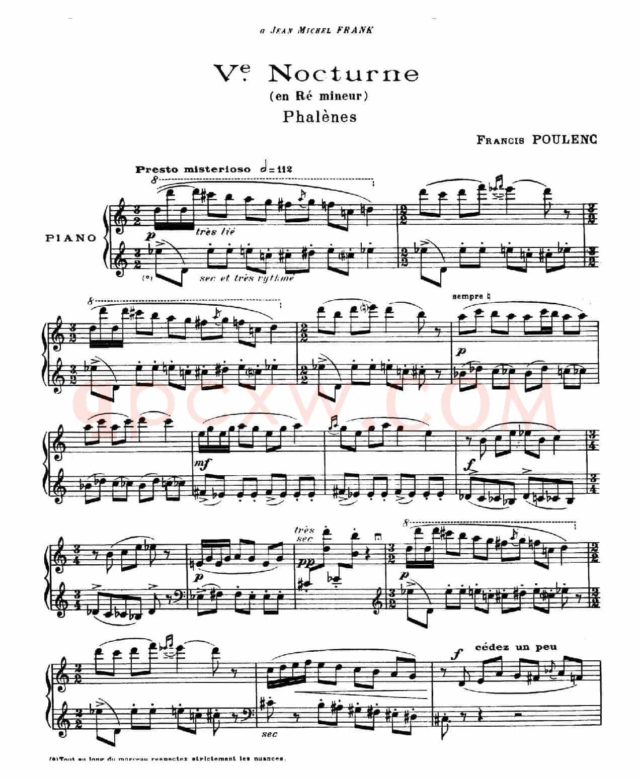 Eight Nocturnes （8首夜曲·Ⅴ）