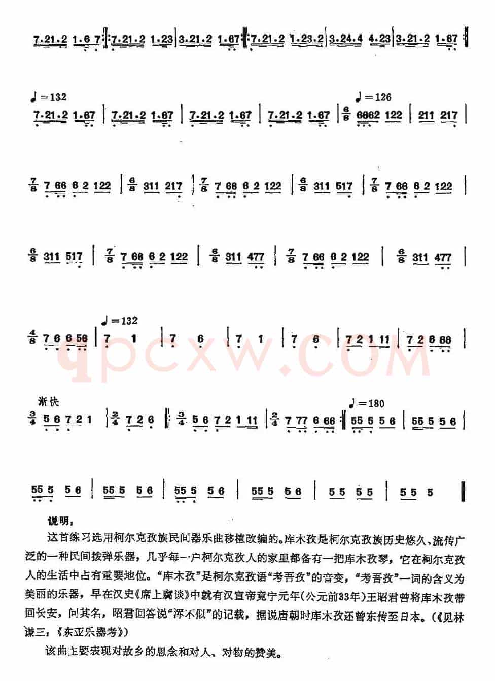 黑麻雀（琵琶节奏练习曲）