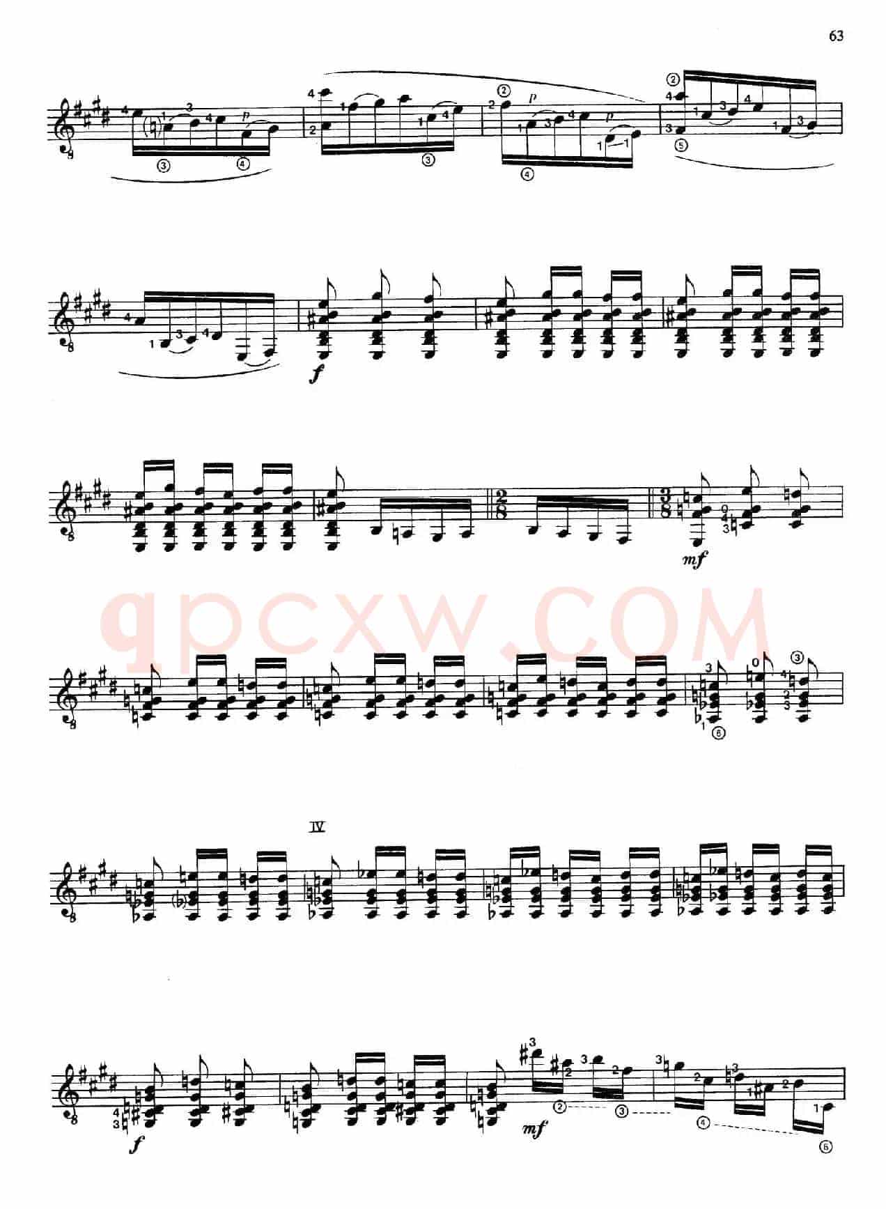 Joaquin Rodrigo Music for Guitar（罗德里戈吉他音乐P61-68）（古典吉他）