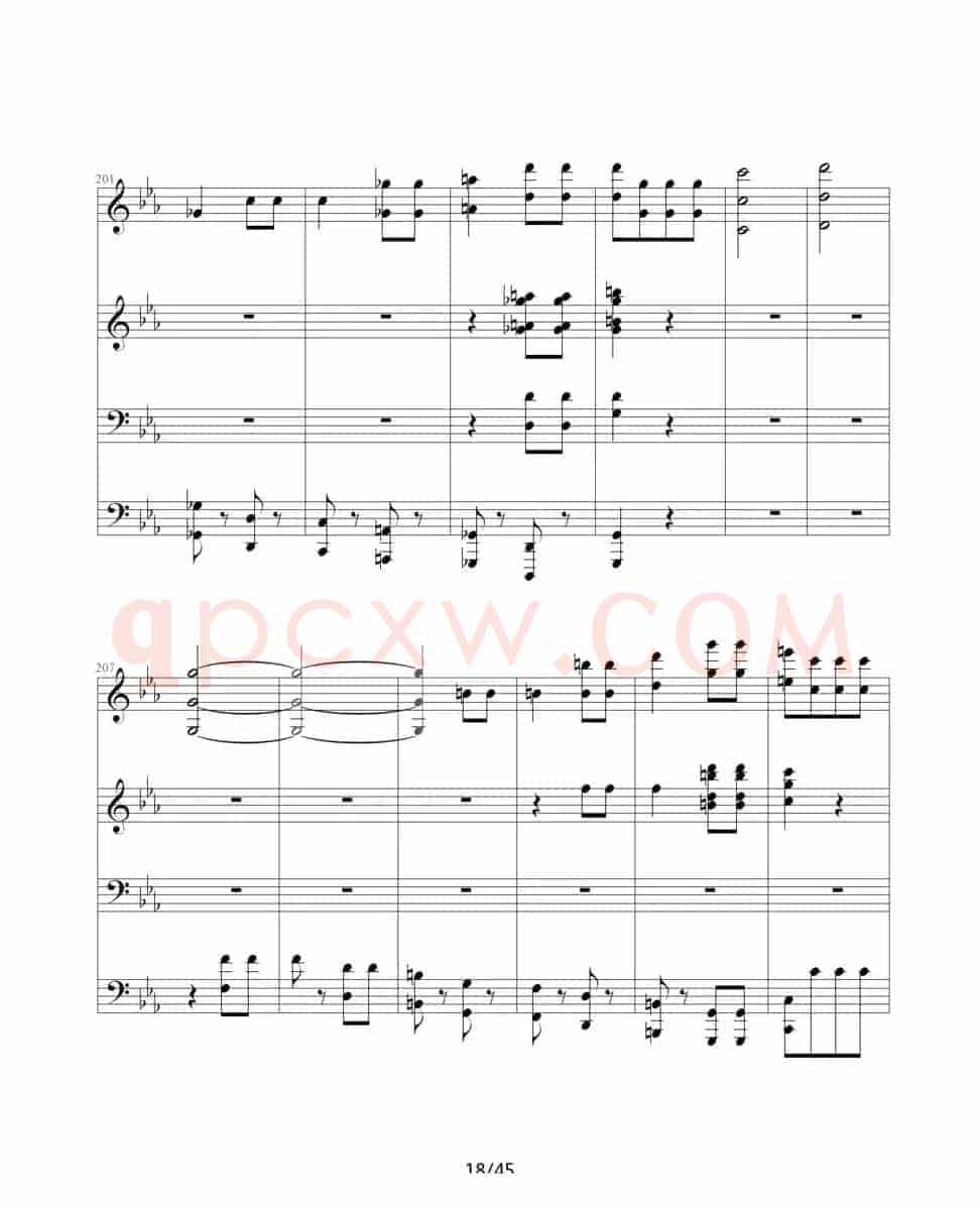 命运交响曲（四手联弹）