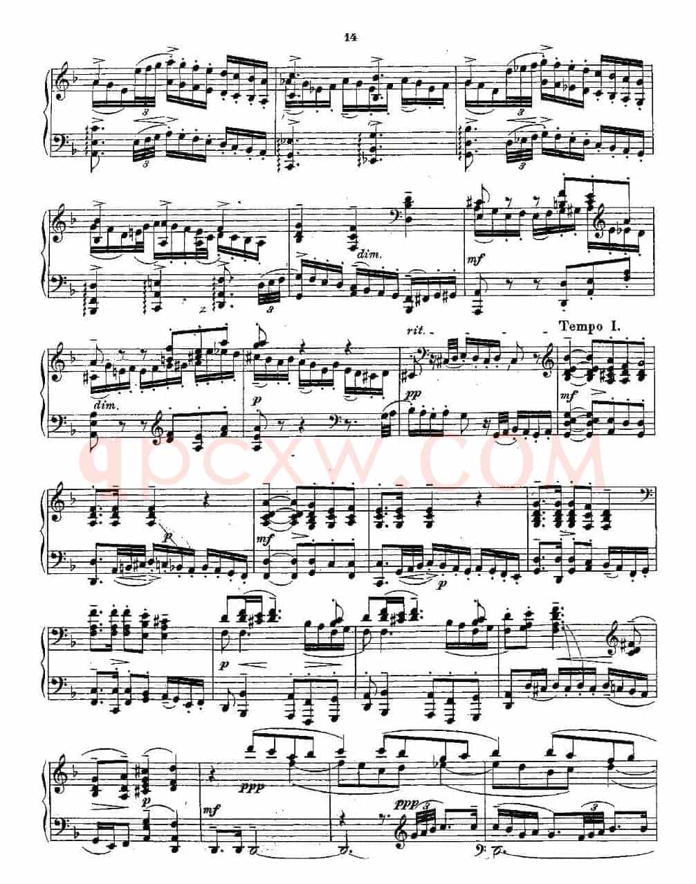 10首《前奏曲》之三（Rachmaninoff10 Preludes Op.23）