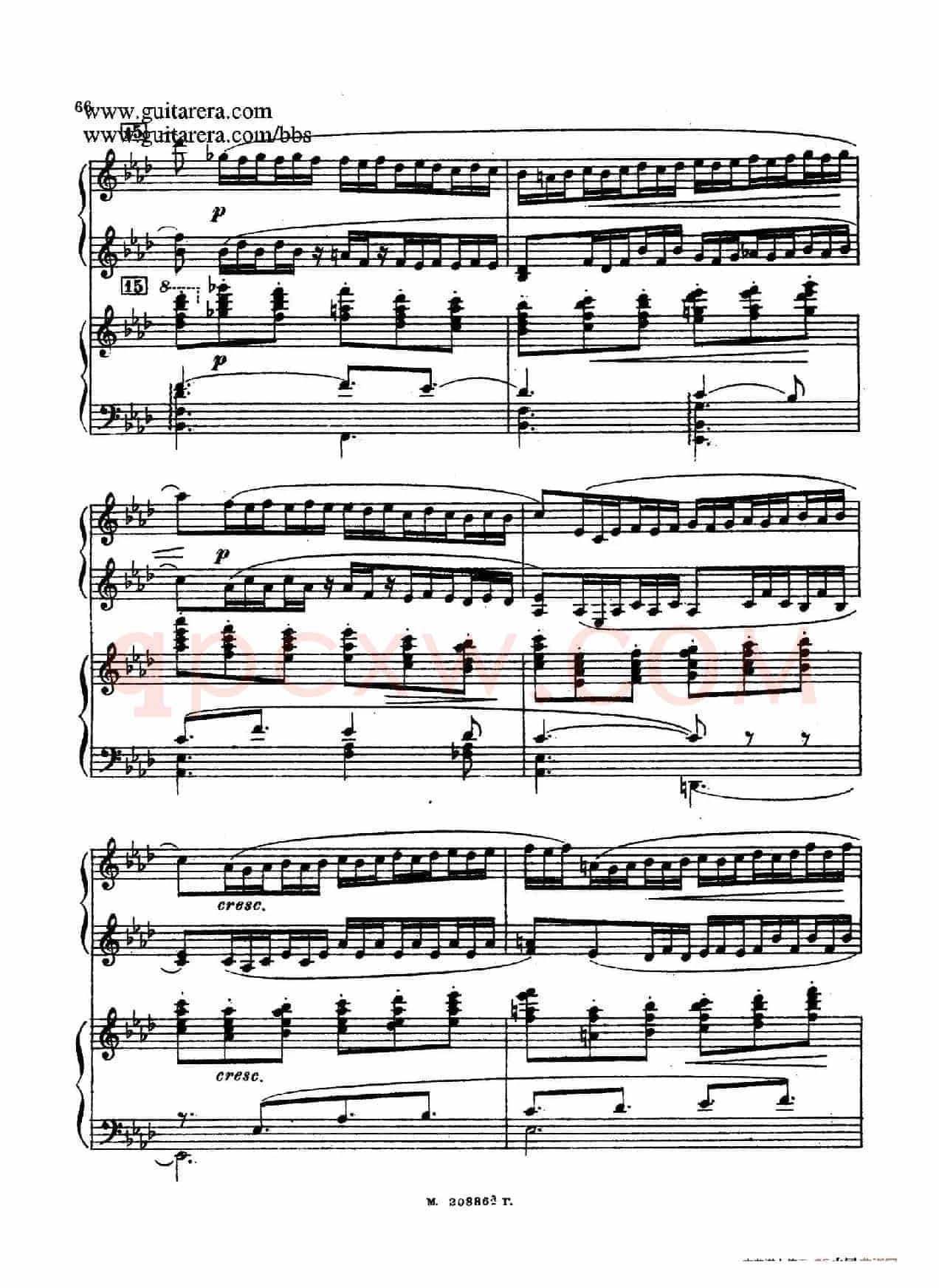 第二双钢琴组曲 Suite for Two Pianos No.2 Op.17（3. 浪漫曲 Romance）