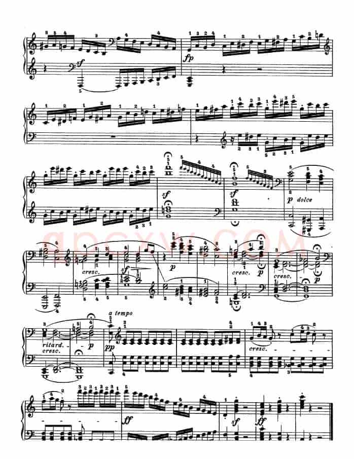 第二十一钢琴奏鸣曲(Op.53)