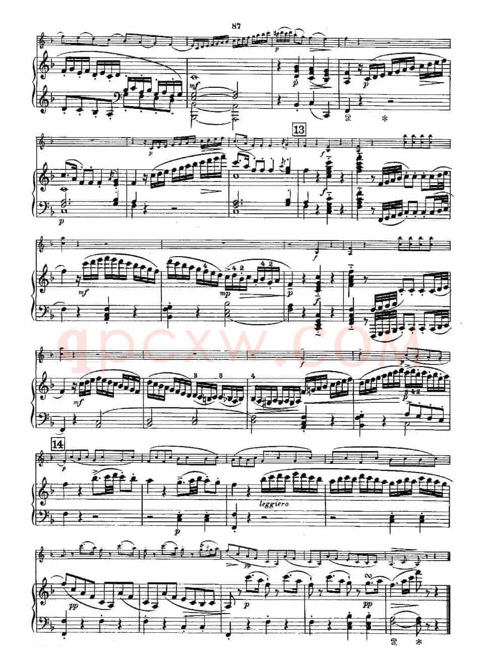 Mozart - Violin Sonata No.7, KV. 376（第七小提琴奏鸣曲）