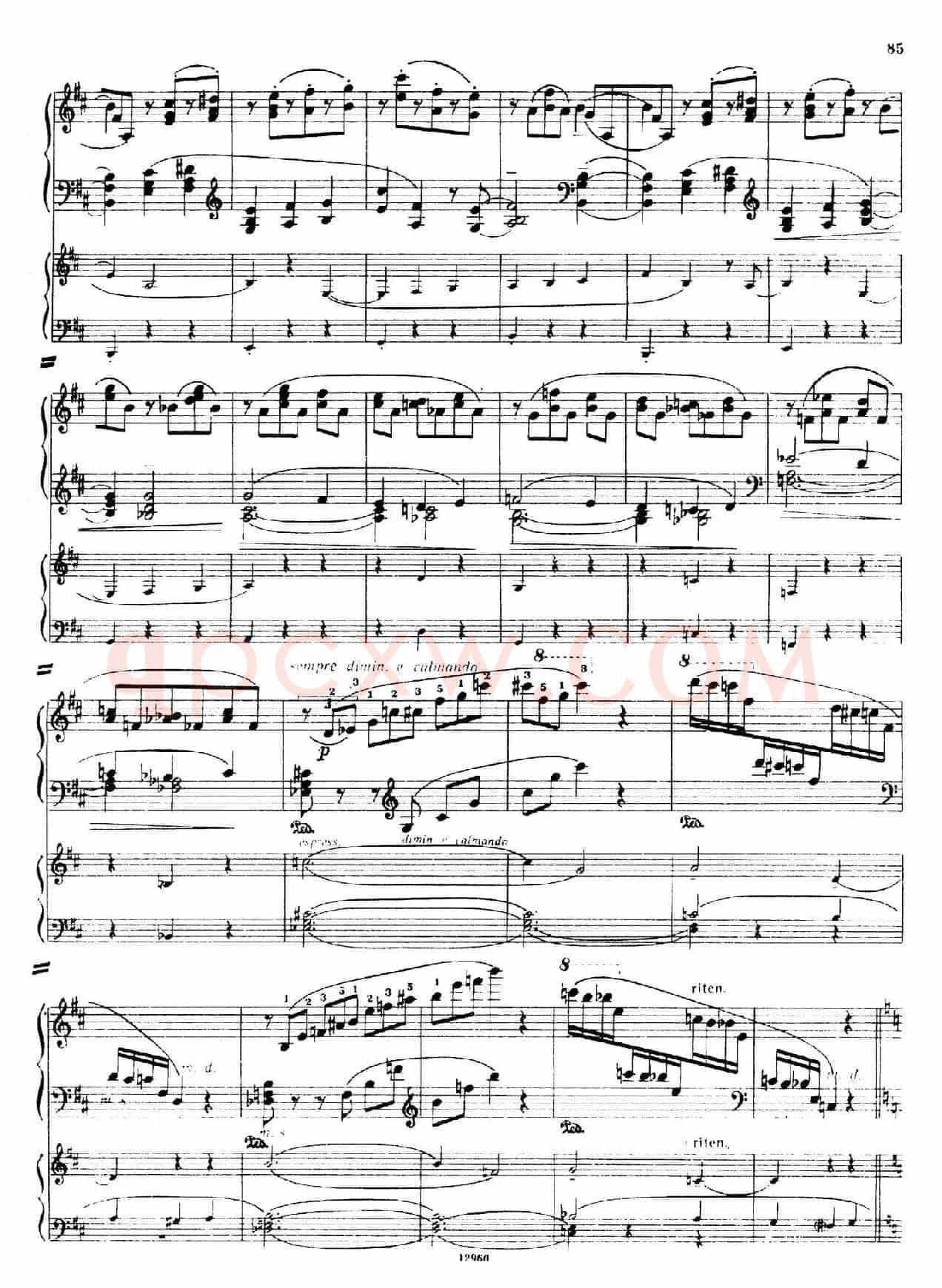 Piano Concerto No.2 in c Minor Op.50(c小调第二钢琴协奏曲·Ⅲ·双钢琴)