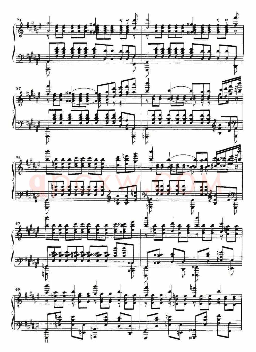 Etude（斯克里亚宾练习曲作品8 降d小调练习曲 第12首）
