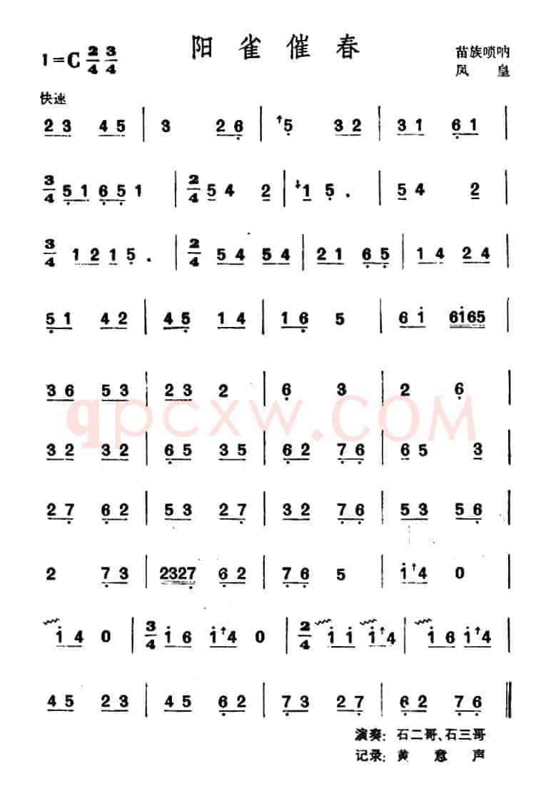 阳雀催春（苗族唢呐）