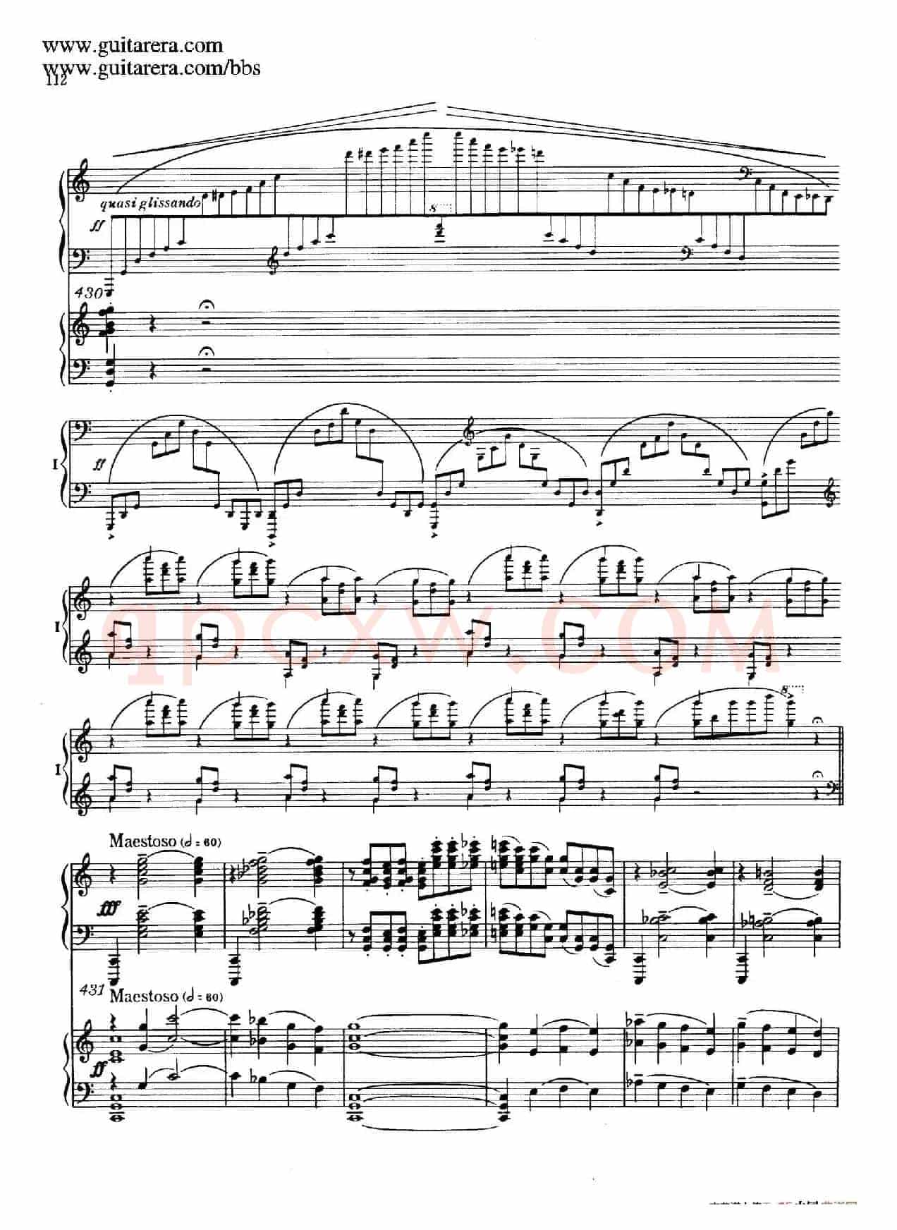 c小调第二钢琴协奏曲 Op.18(双钢琴·第三乐章)